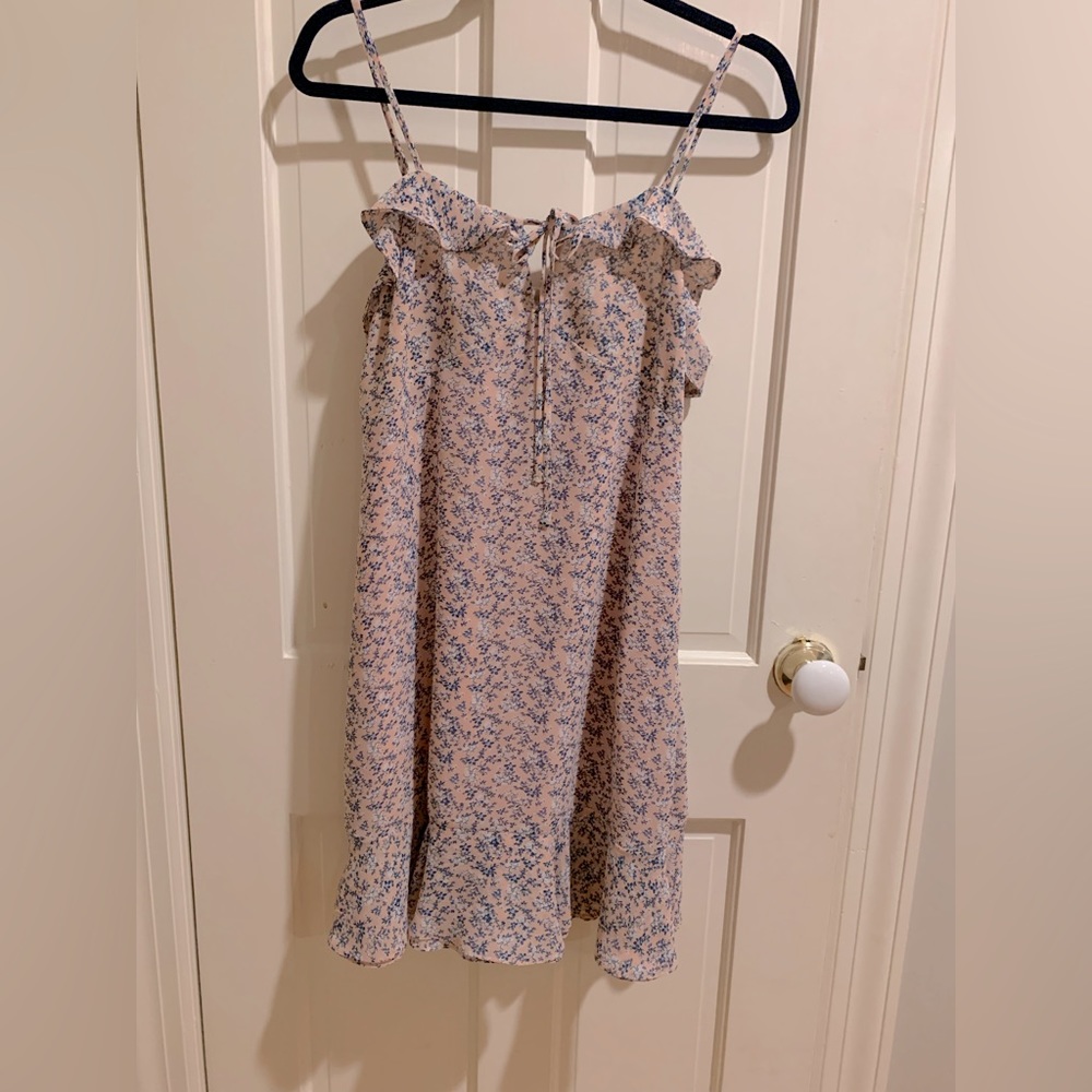 floral shirt dress